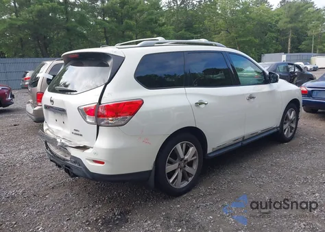 2014 Nissan Pathfinder Platinum from USA, damaged, VIN 5N1AR2MM8EC676605